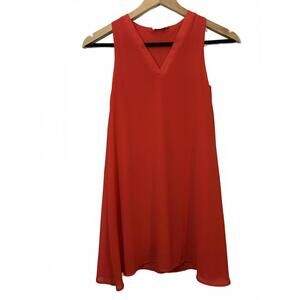 Everly Red/Orange Small Tank Blouse
